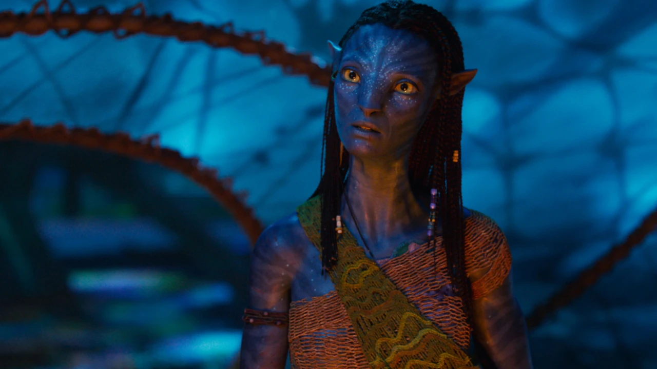 Kadr z filmu &bdquo;Avatar: Ogień i popi&oacute;ł&rdquo;
