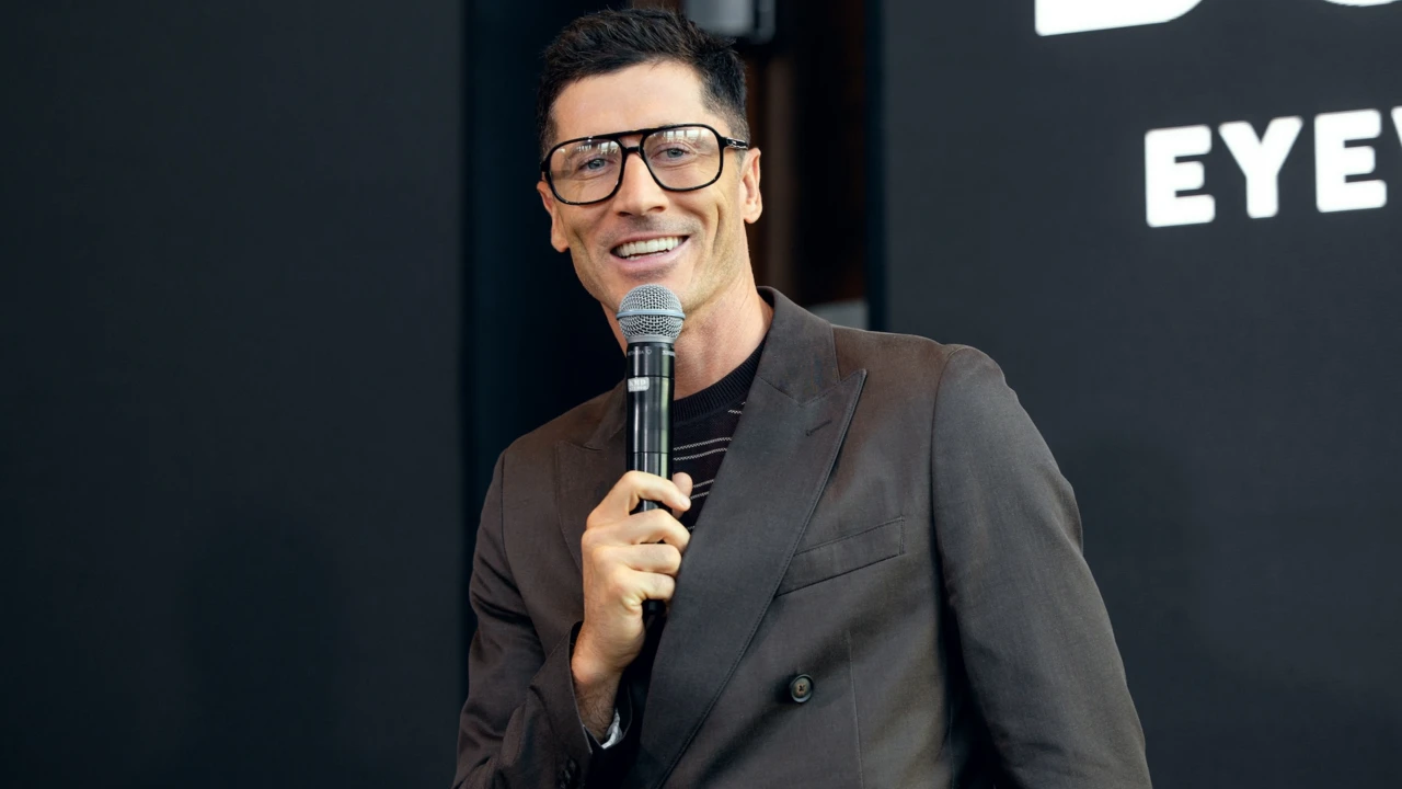  Robert Lewandowski BOSS EYEWEAR wiosna/lato 2026