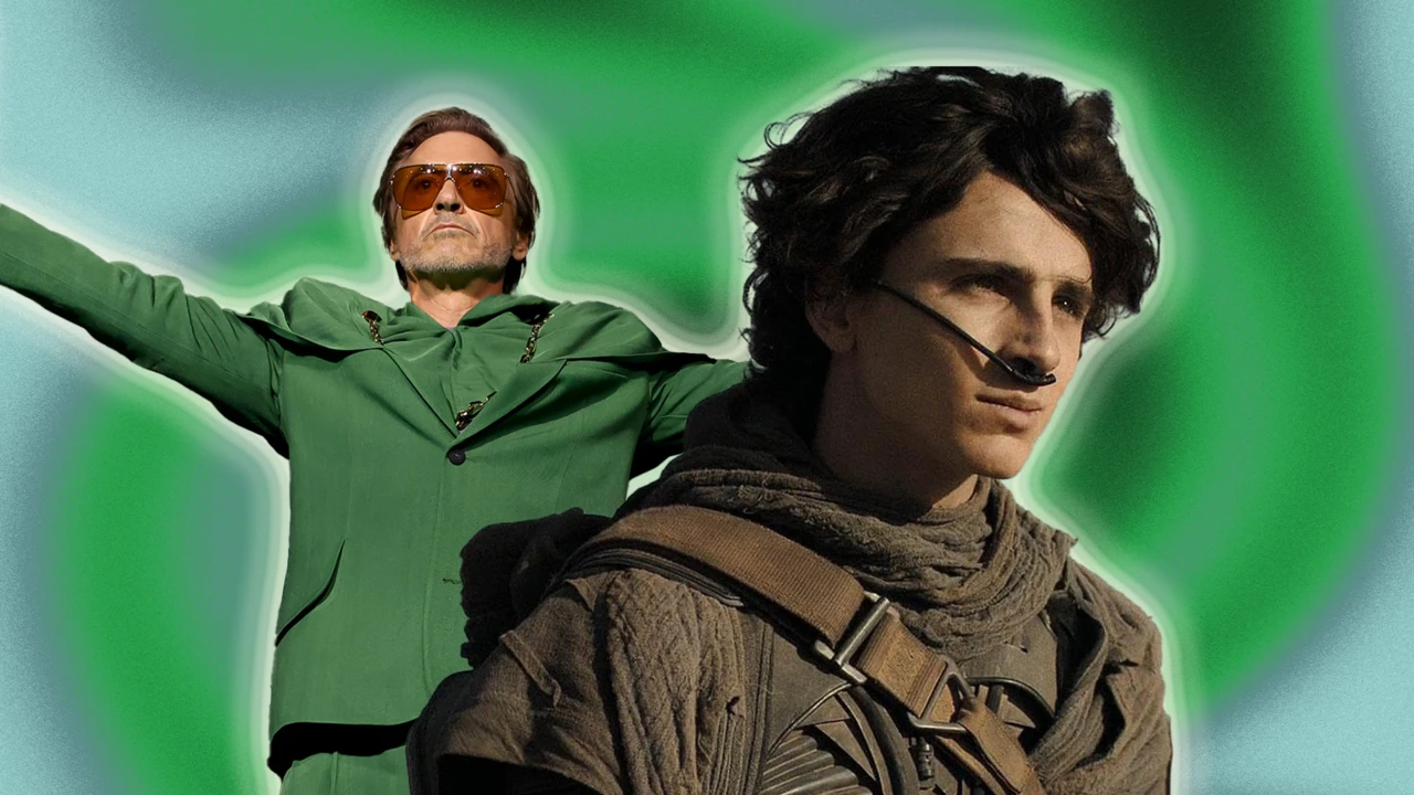 Robert Downey Jr. i Timoth&eacute;e Chalamet
