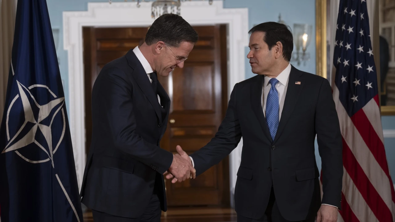 Mark Rutte Marco Rubio NATO USA