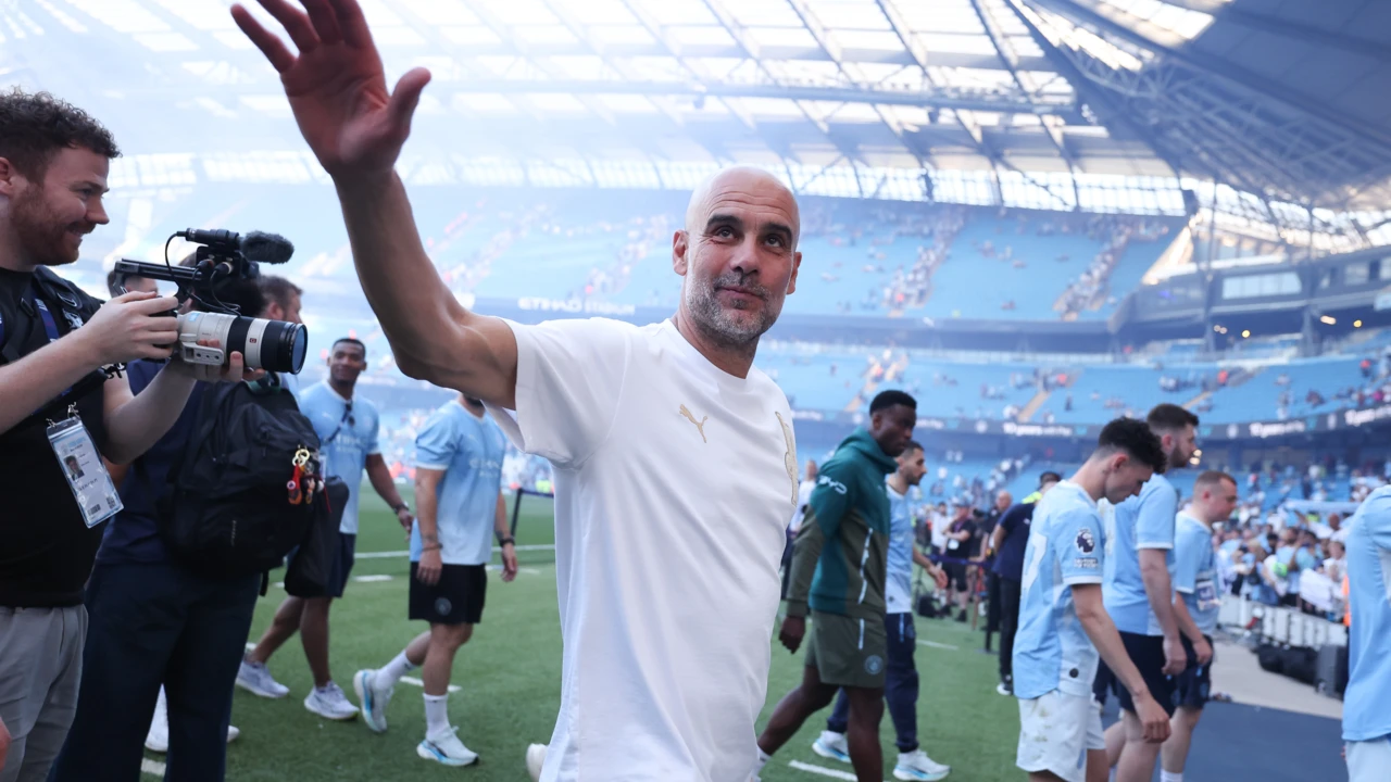Pep Guardiola żegna się z Manchesterem City