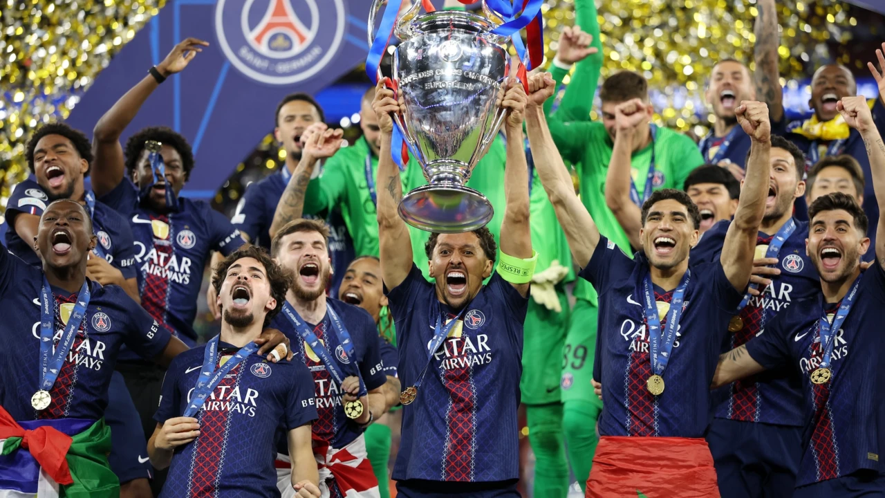 Liga Mistrz&oacute;w finał PSG Arsenal