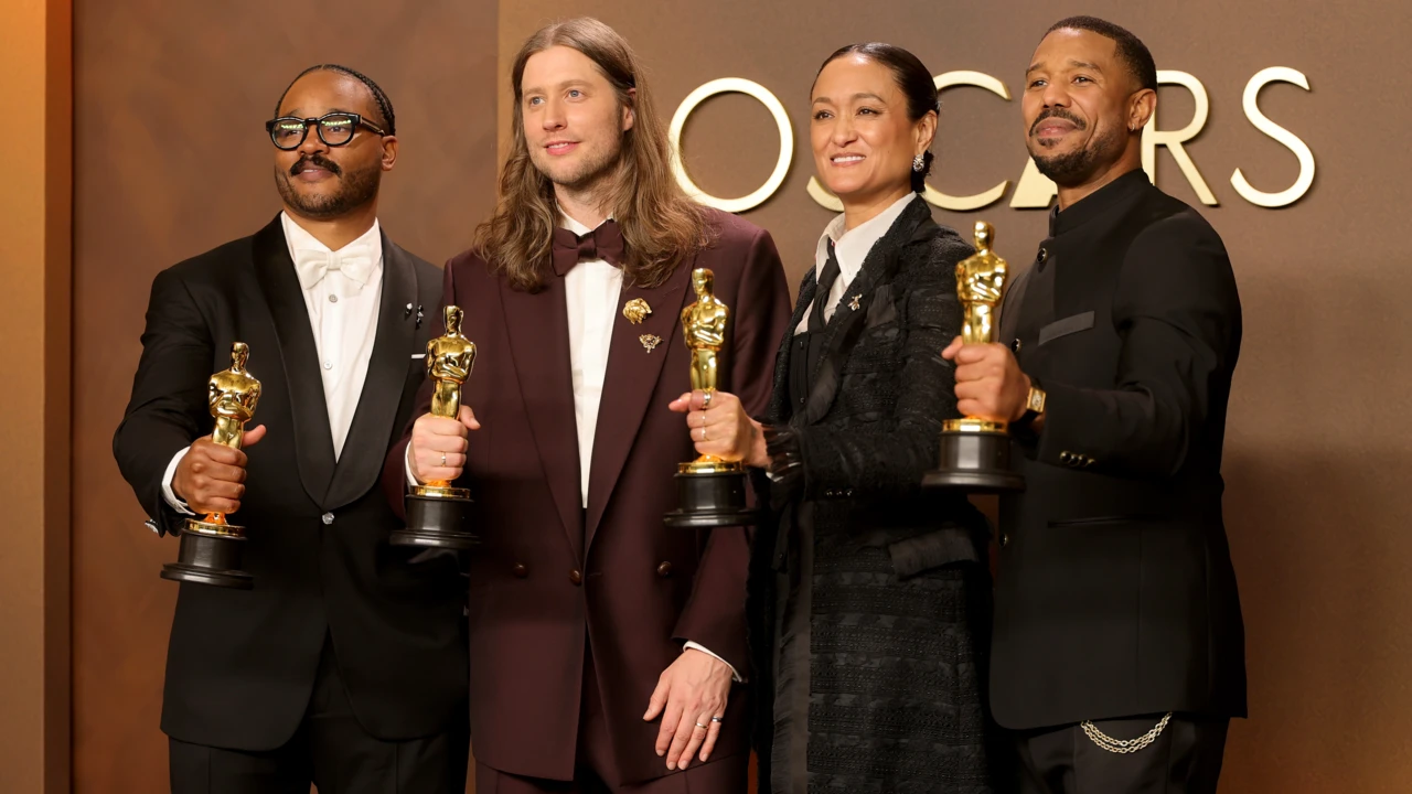 Laureaci Oscarów 2026 – Ryan Coogler, Ludwig Goransson, Autumn Durald Arkapaw oraz Michael B. Jordan