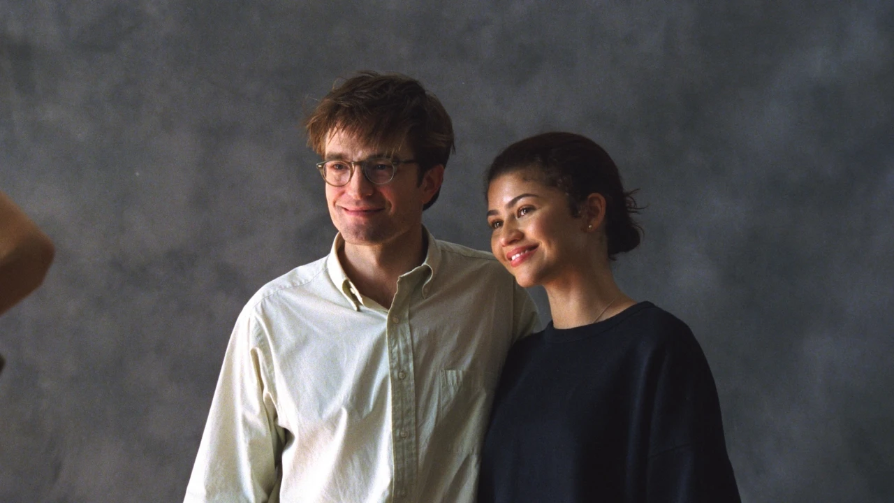 Kadr z filmu &bdquo;Drama" Robert Pattinson Zendaya