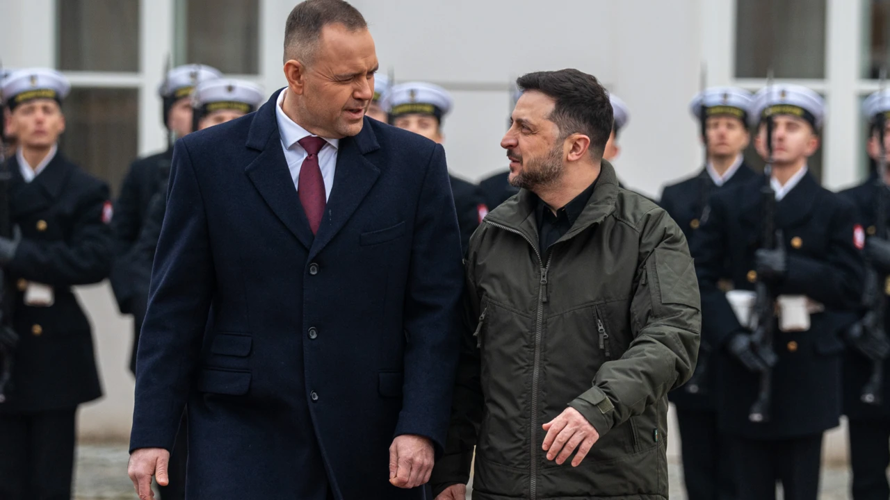 Karol Nawrocki i Wołodymyr Zełenski
