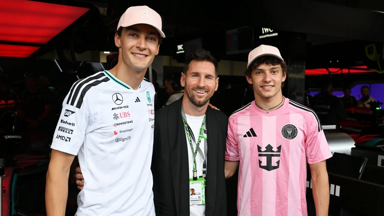 George Russell Leo Messi Kimi Antonelli Grand Prix Miami