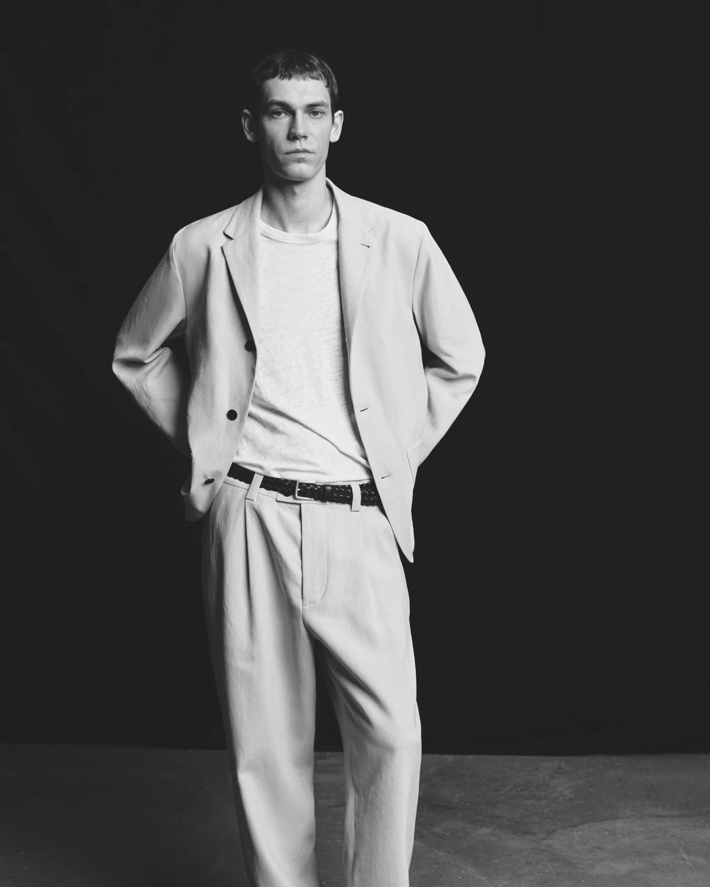 Massimo Dutti Limited Edition lniany garnitur
