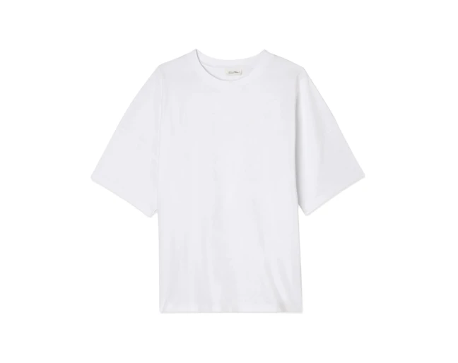 Biały męski T-shirt bawełniany American Vintage