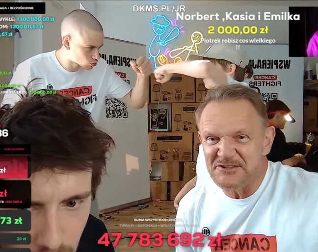 Maciej Musiał Cezary Pazura Łatwogang