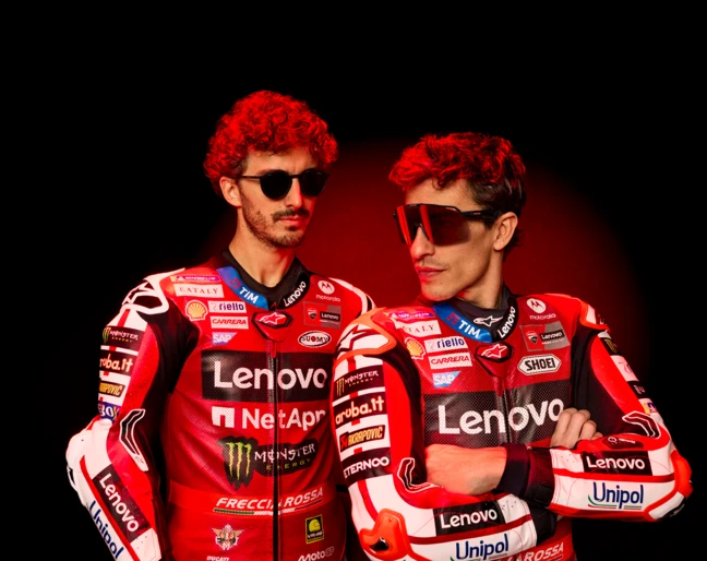 Francesco Bagnaia i Marc M&aacute;rquez, twarze kampanii Carrera | Ducati