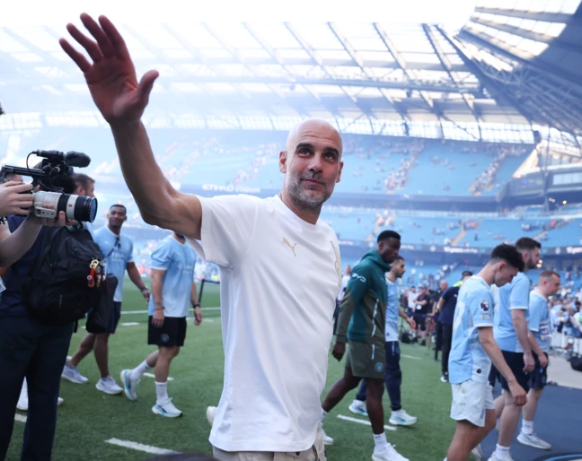 Pep Guardiola żegna się z Manchesterem City