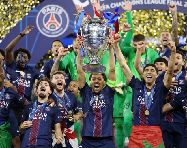 Liga Mistrz&oacute;w finał PSG Arsenal