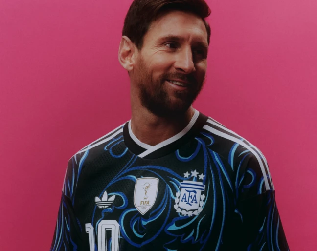 Leo Messi w koszulce adidas reprezentacji Argentyny