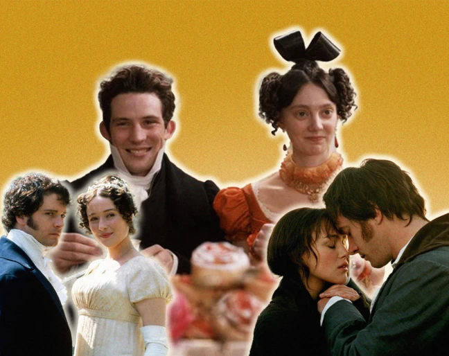 Kadry z ekranizacji książek  Jane Austen