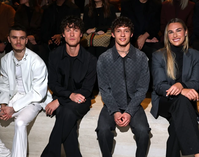 pokaz Gucci 2026 Sabalenka Antonelli Mendes Beckham