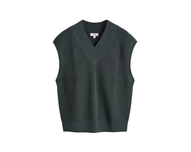 Męski sweter bez rękaw&oacute;w COS