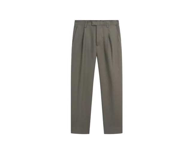 lniane spodnie od garnituru Massimo Dutti