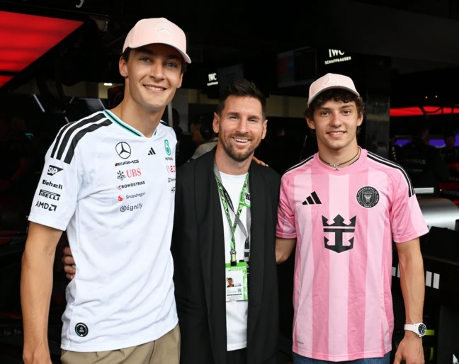 George Russell Leo Messi Kimi Antonelli Grand Prix Miami