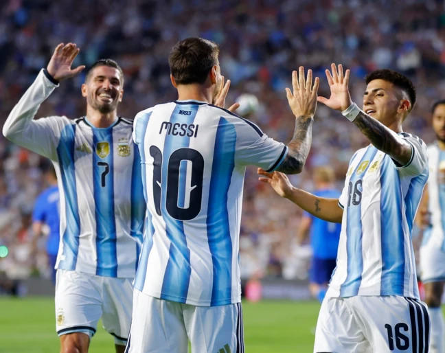 Argentyna w meczu towarzyskim z Islandią