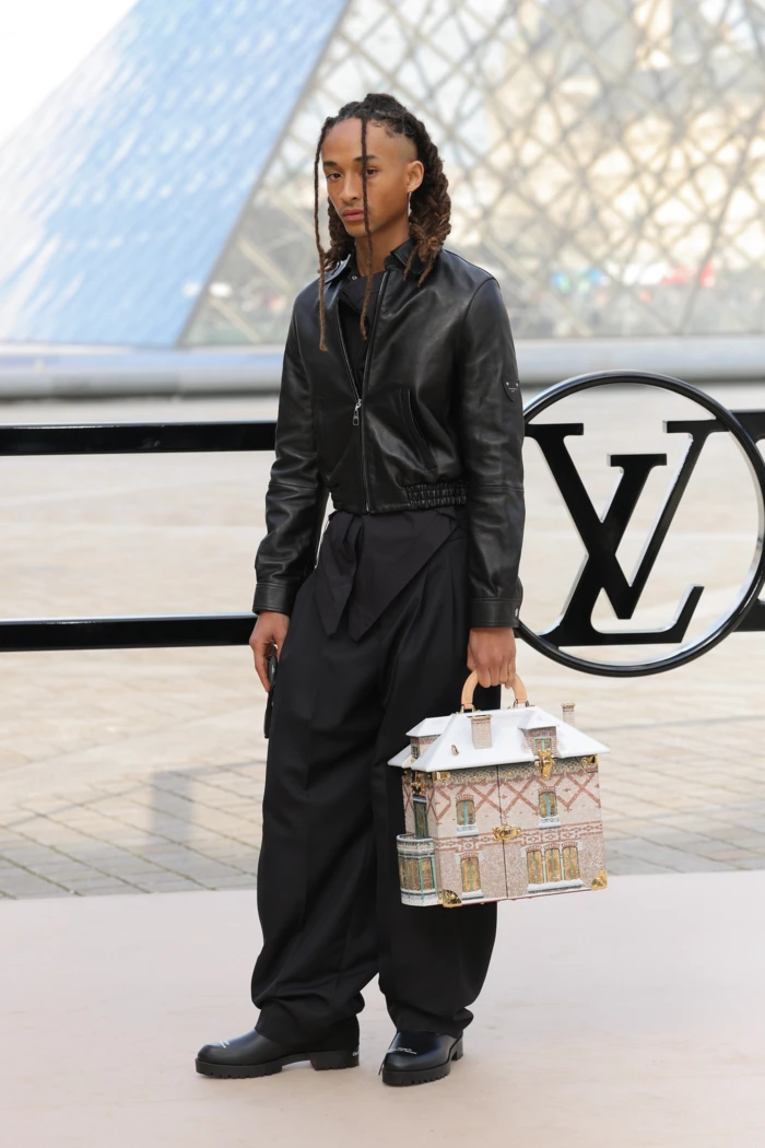 Jaden Smith na pokazie Louis Vuitton