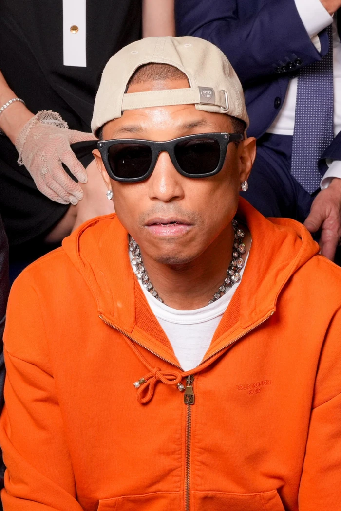 Pharrell Williams na pokazie Louis Vuitton
