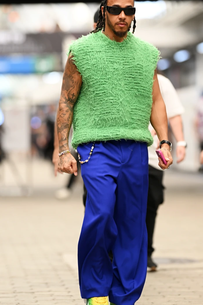 Lewis Hamilton style outfit