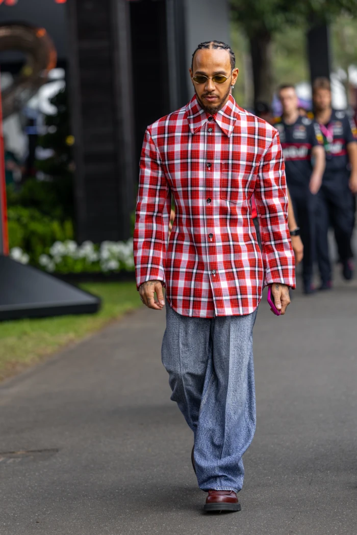 Lewis Hamilton style outfit