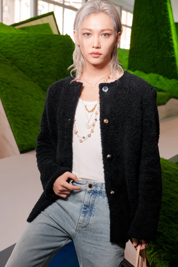 Felix Lee na pokazie Louis Vuitton