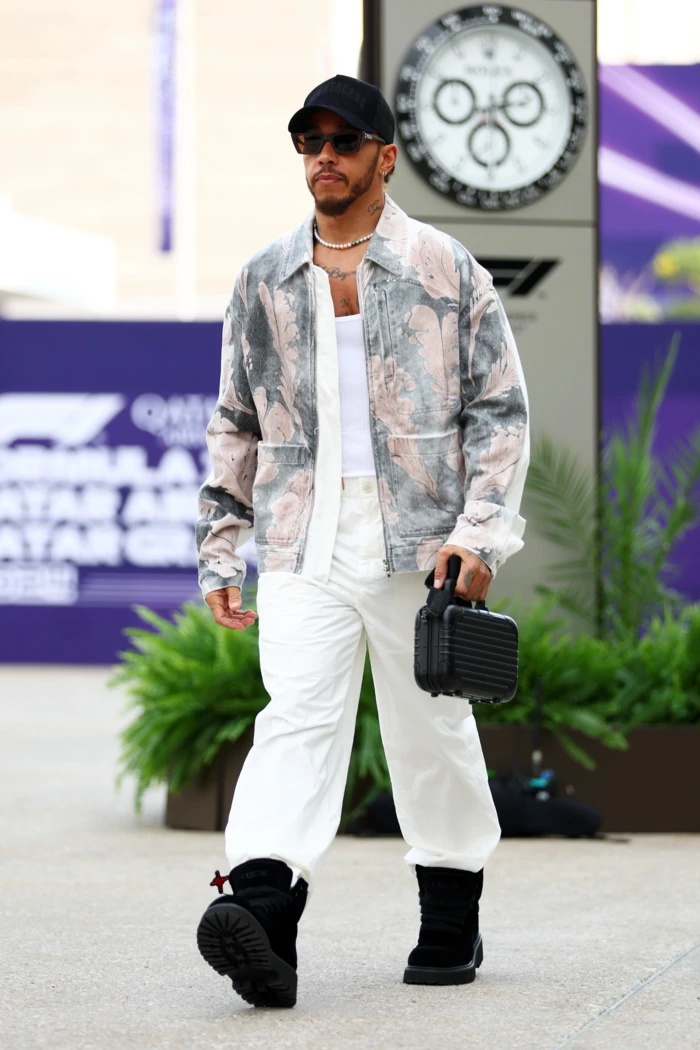 Lewis Hamilton style outfit