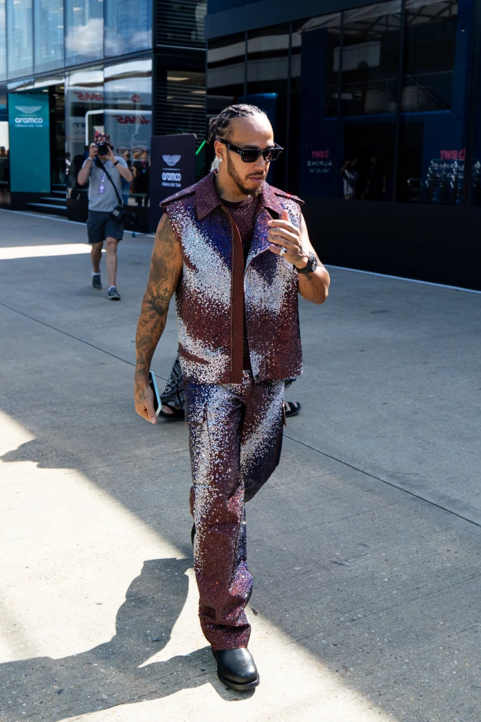 Lewis Hamilton F1 outfit