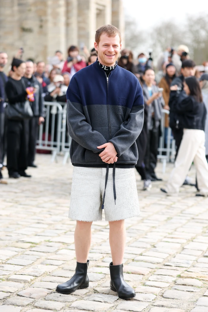 Lucas Hedges Loewe Paris Fashion Week