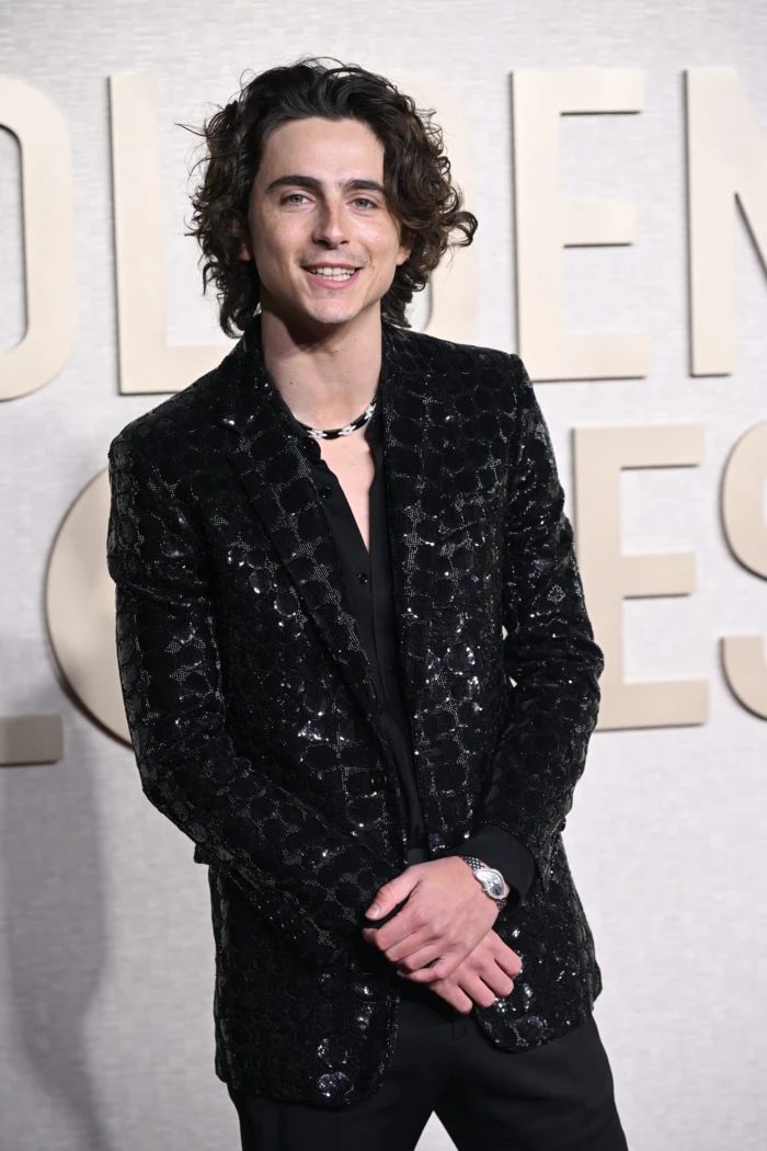 Timothée Chalamet w zegarku Cartier Crash