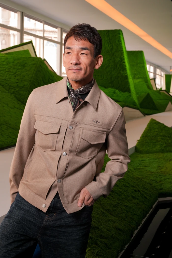 Yoichi Doi na pokazie Louis Vuitton