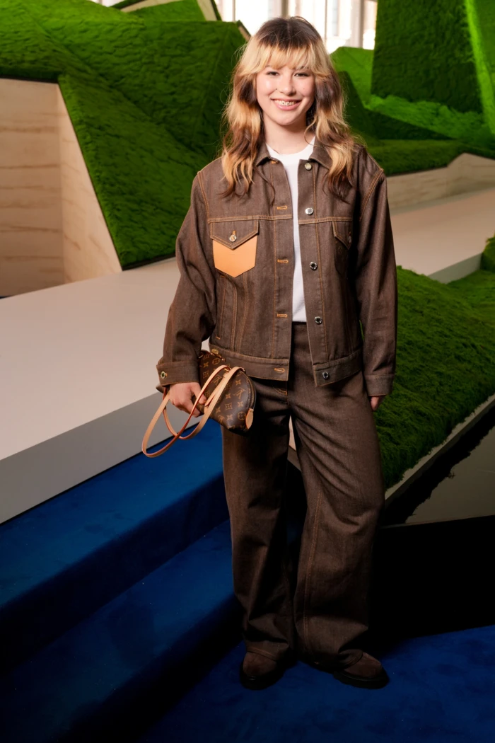 Alysa Liu na pokazie Louis Vuitton