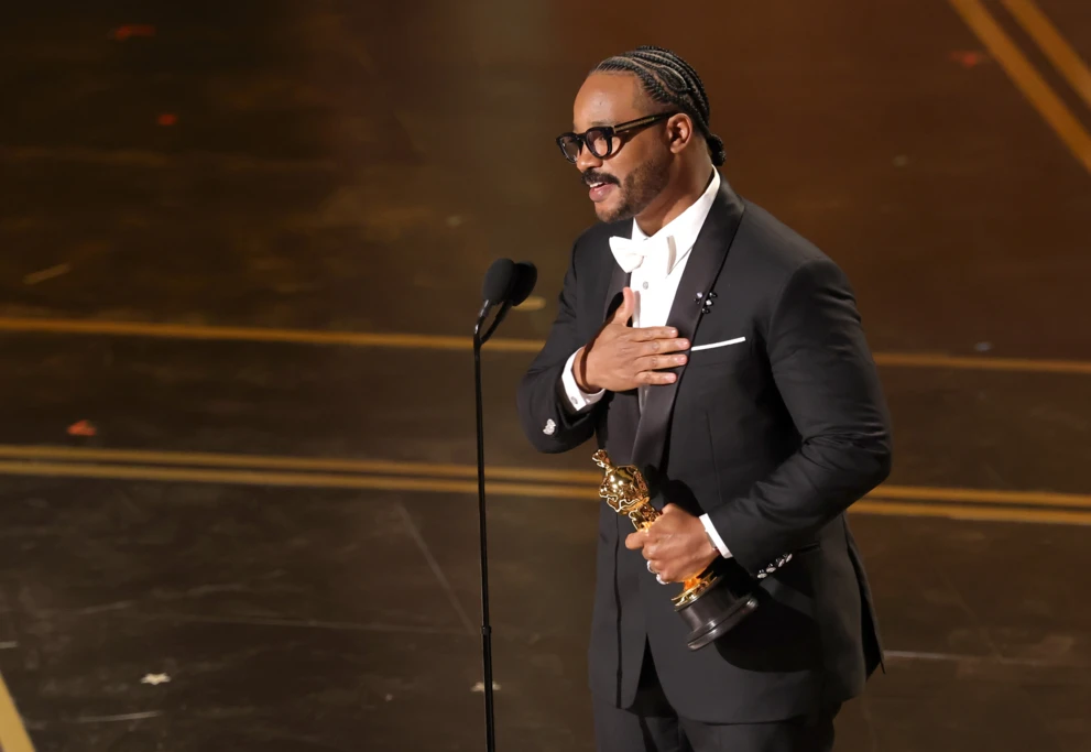 Ryan Coogler odbiera Oscara za najlepszy scenariusz oryginalny