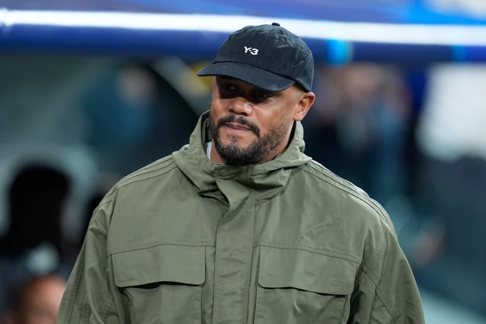 Vincent Kompany podczas meczu Ligi Mistrz&oacute;w Real Madryt vs. Bayern Monachium