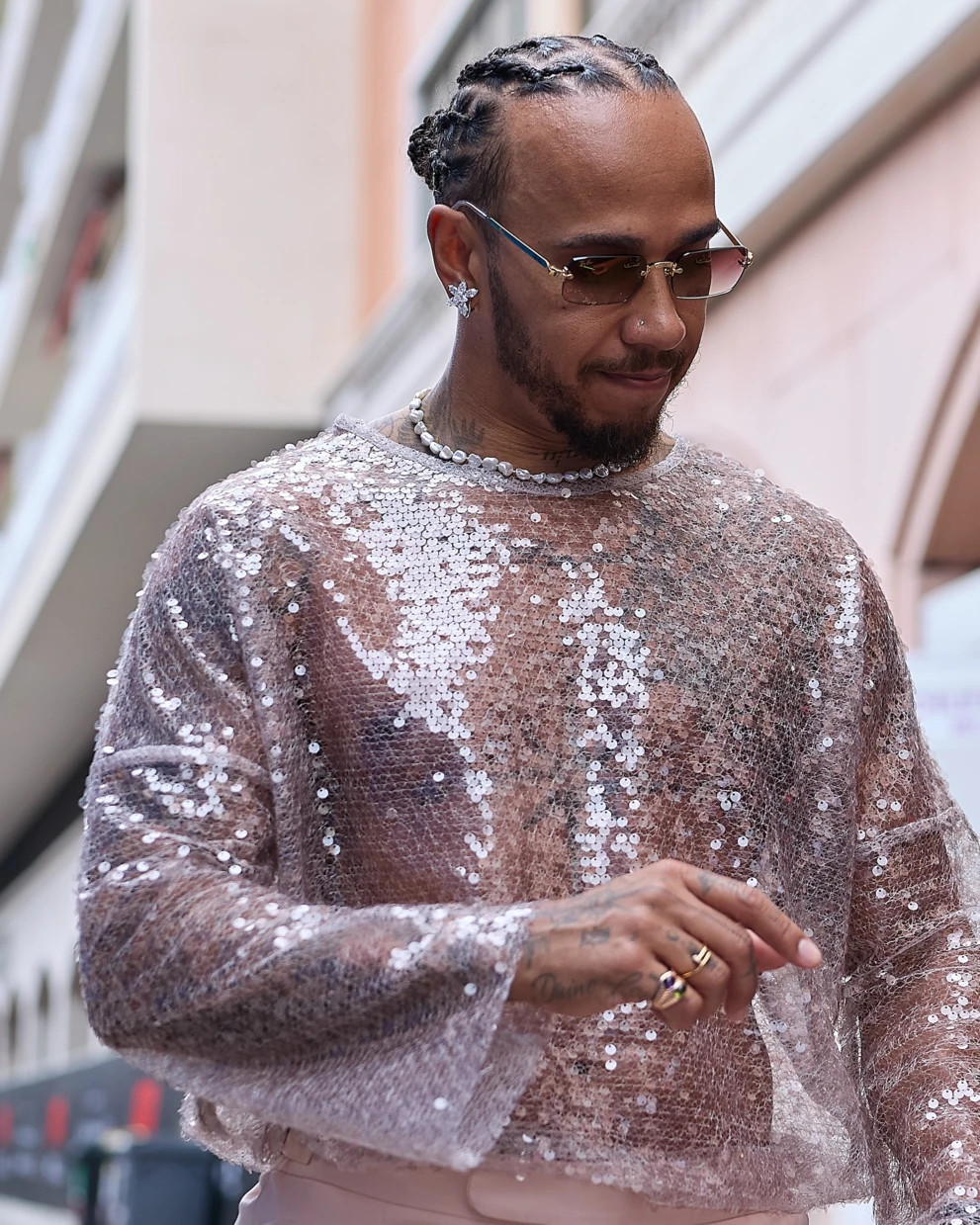 Lewis Hamilton podczas Grand Prix Monako