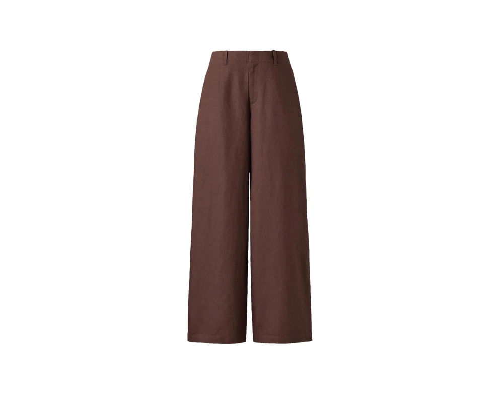 damskie spodnie lniane UNIQLO