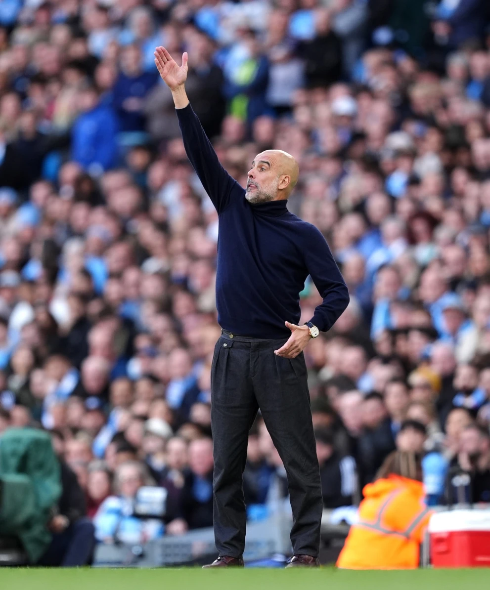 Pep Guardiola Manchester City-Arsenal Londyn