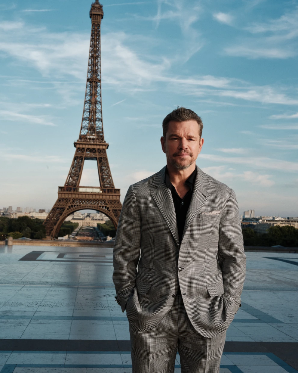 Matt Damon na premierze „Odysei” w Paryżu