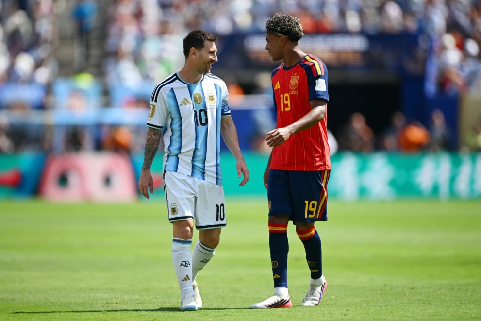 Leo Messi Lamine Yamal