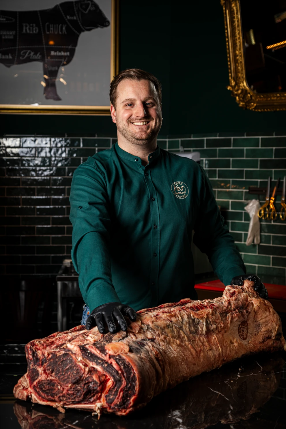 Michał Gniadek współwłaściciel, szef kuchni Yes Butcher