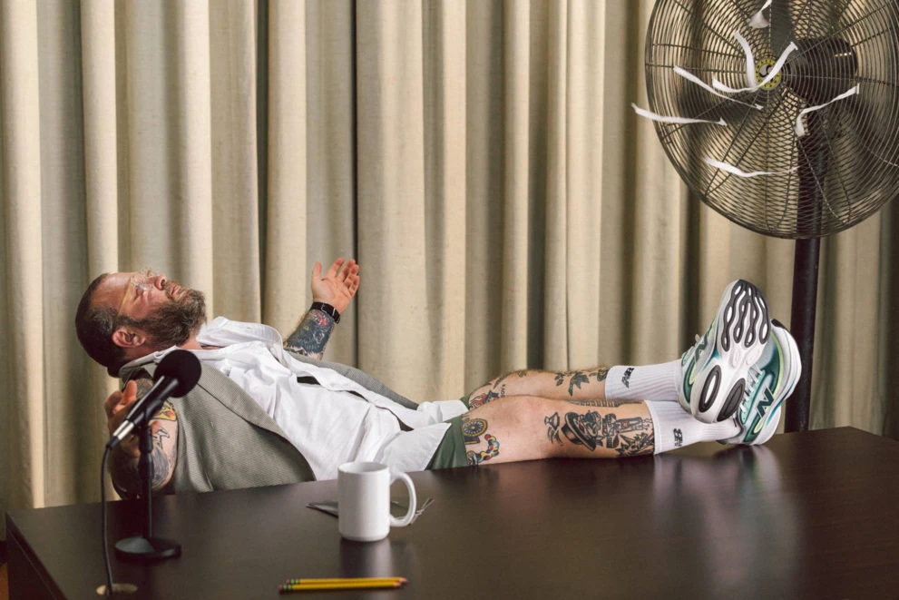 Action Bronson w butach Ellipse New Balance