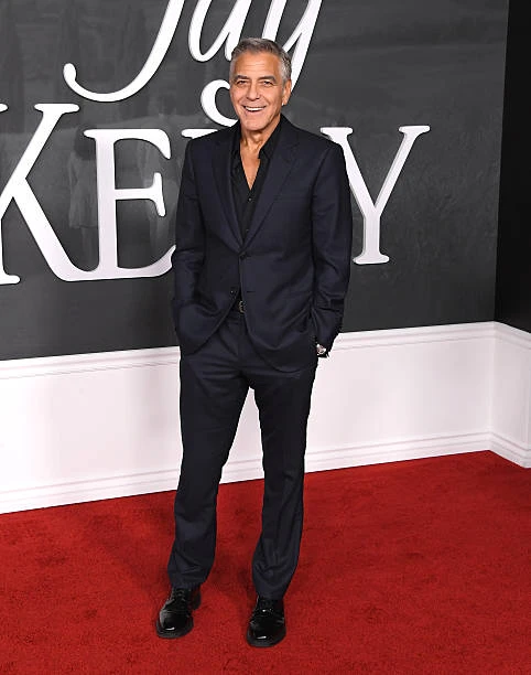 Aktor George Clooney na premierze filmu „Jay Kelly”