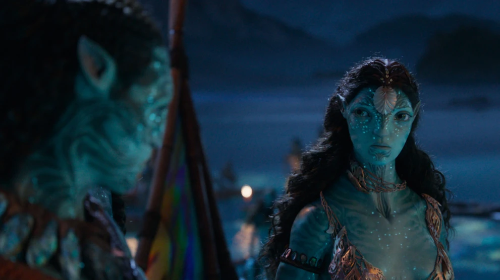 Kadr z filmu &bdquo;Avatar: Ogień i popi&oacute;ł&rdquo;