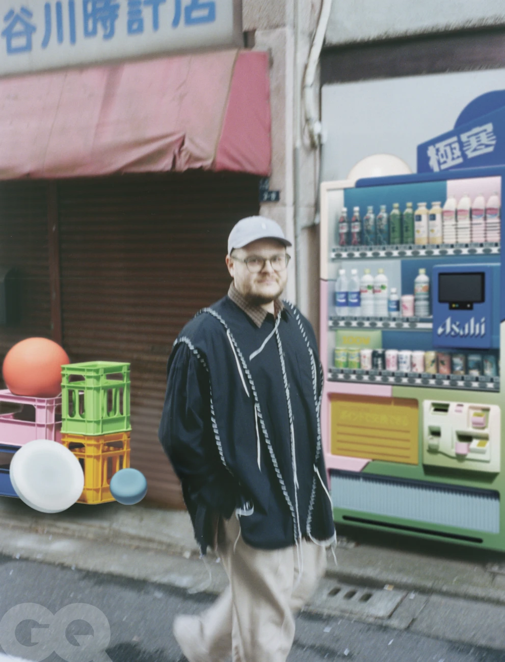 Peter Tarka sesja w Tokio dla GQ Poland