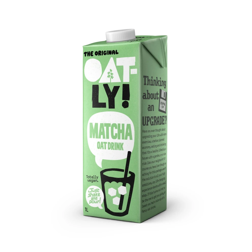 Oatly matcha napój