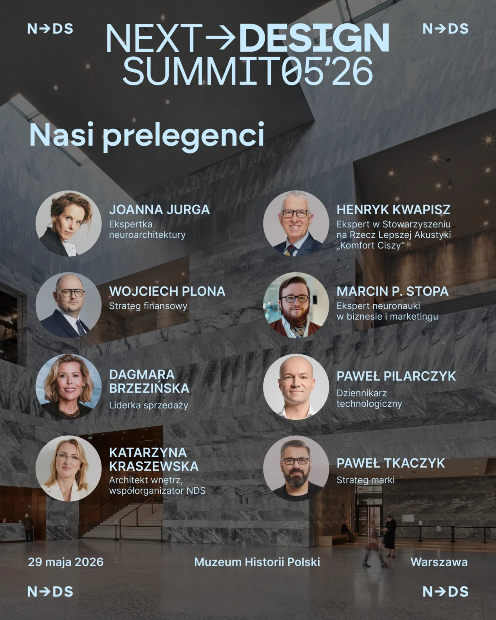 Next Design Summit 2026 prelegenci