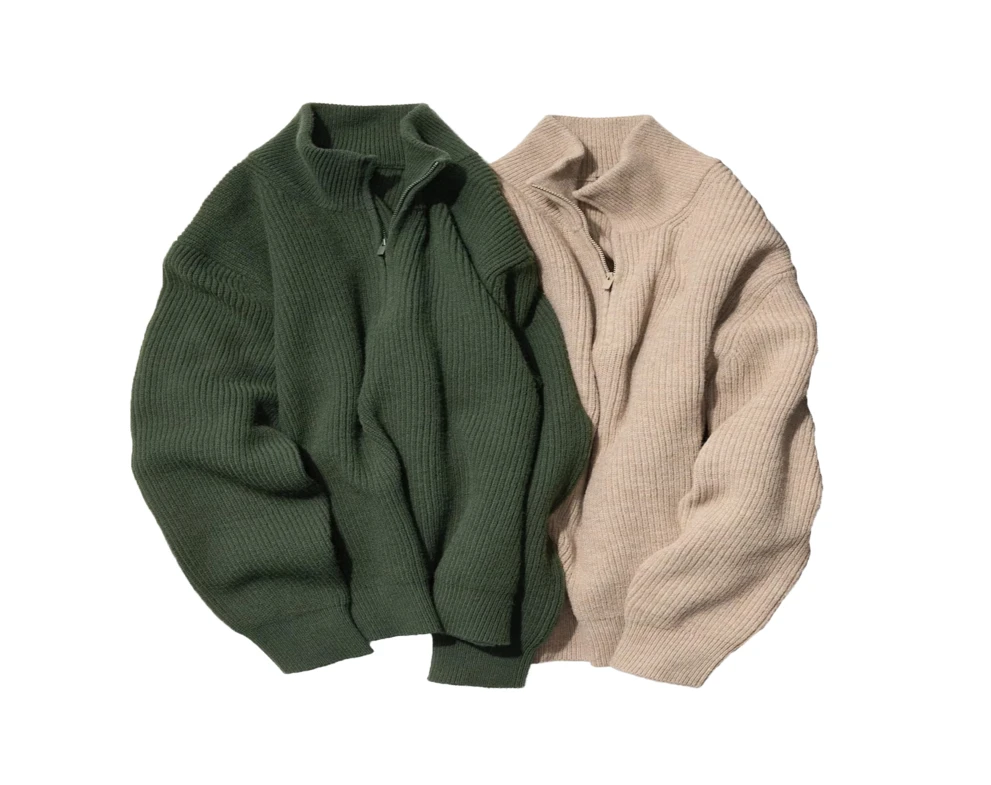 męski sweter z suwakiem Uniqlo