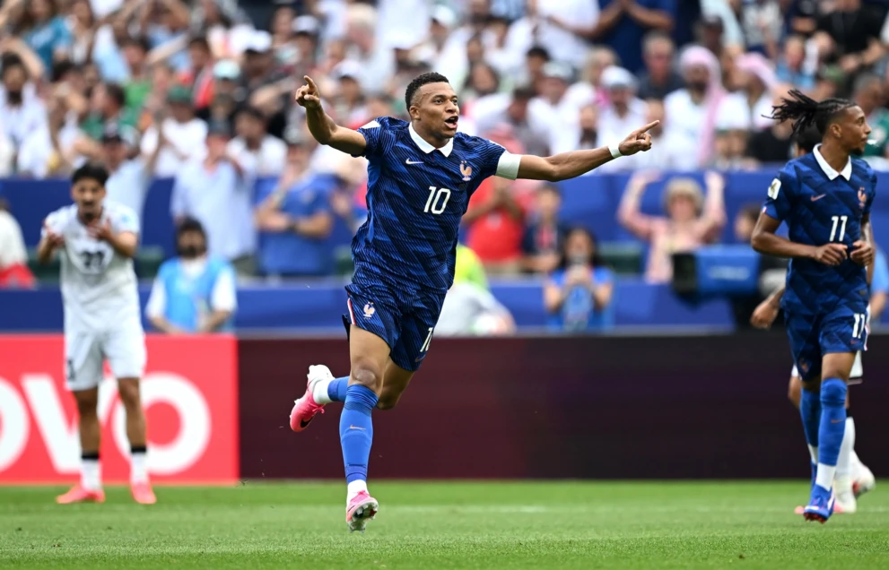 Kylian Mbappé w meczu Francji z Irakiem na Mistrzostwach Świata 2026